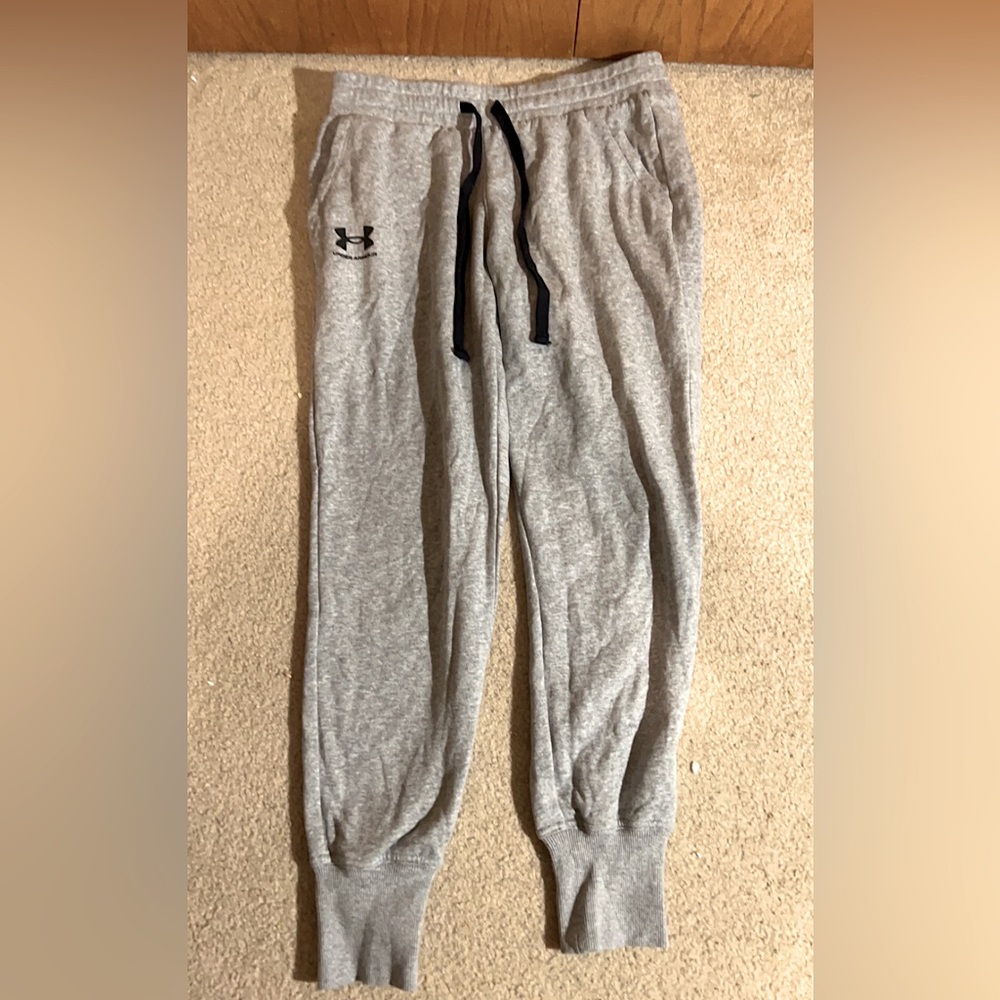 Grey Under Armour sweatpants!